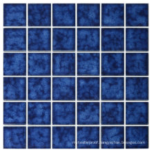 Blue Porcelain Glazed Wall Ceramic Mosaic Tiles for Bathroom